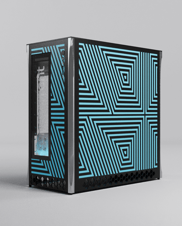 TT-QuietBox (Blackhole) side view on gray background